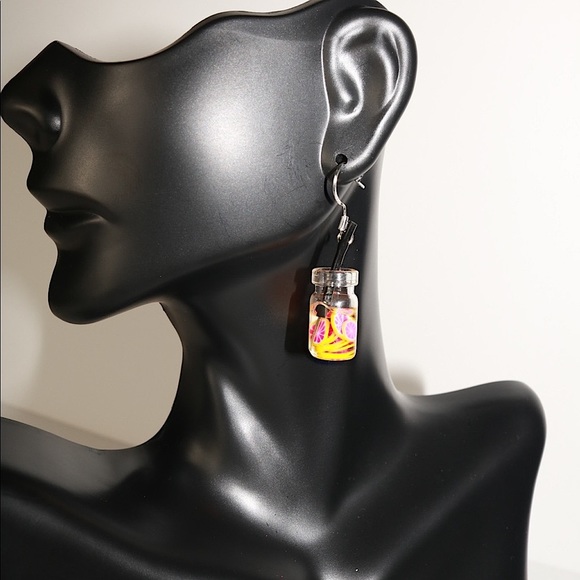 “Pink Lemonade“ Fashion Earrings - Picture 2 of 3
